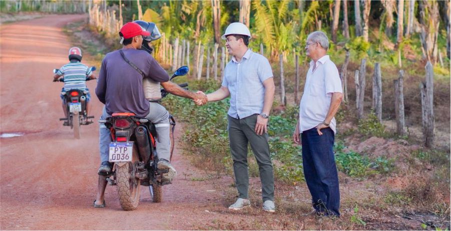 Recuperação da estrada de Vitória dos Bragas garante mais mobilidade e desenvolvimento para a zona rural de Pinheiro