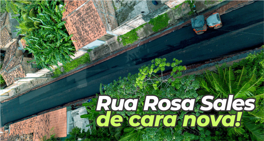 Rua Rosa Sales recebe pavimentação após mais de 50 anos de espera em Pinheiro